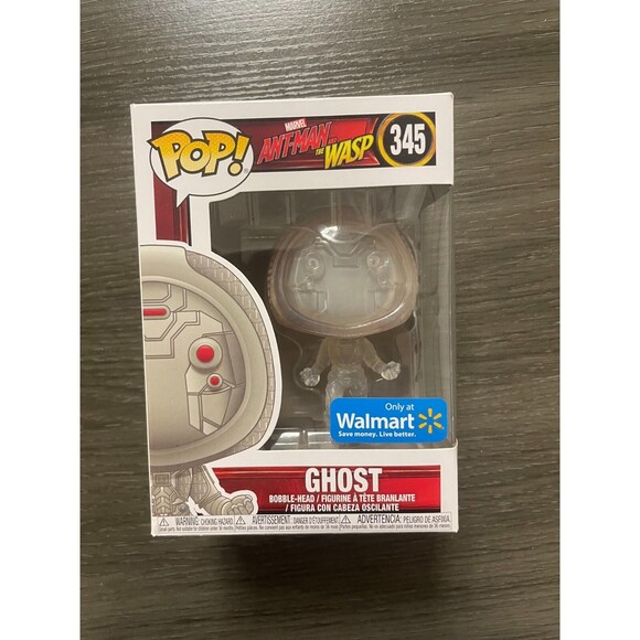 Funko Pop! Vinyl: Marvel - Ghost (Invisible) - Walmart (Exclusive) #345 - Picture 1 of 6